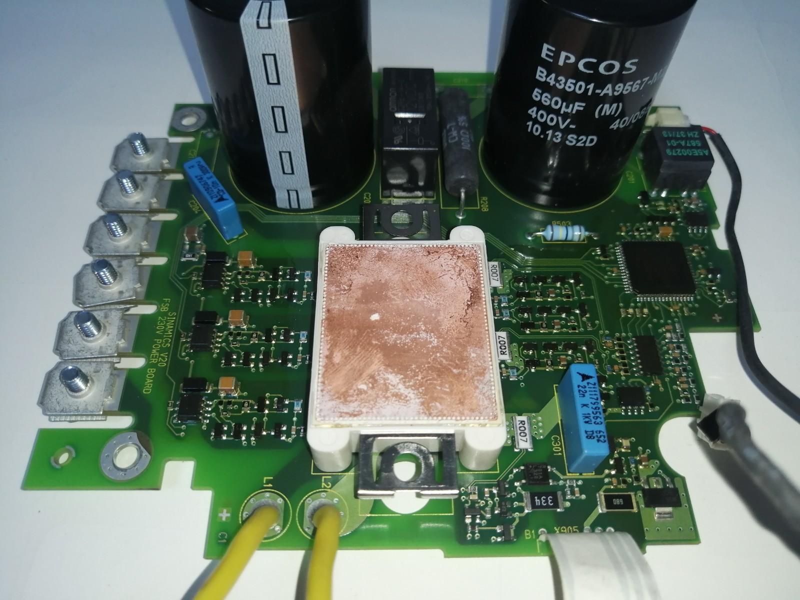 SIEMENS 6SL3210-5BB21-5UV0 V20 POWER BOARD with IGBT FB20R06W1E3