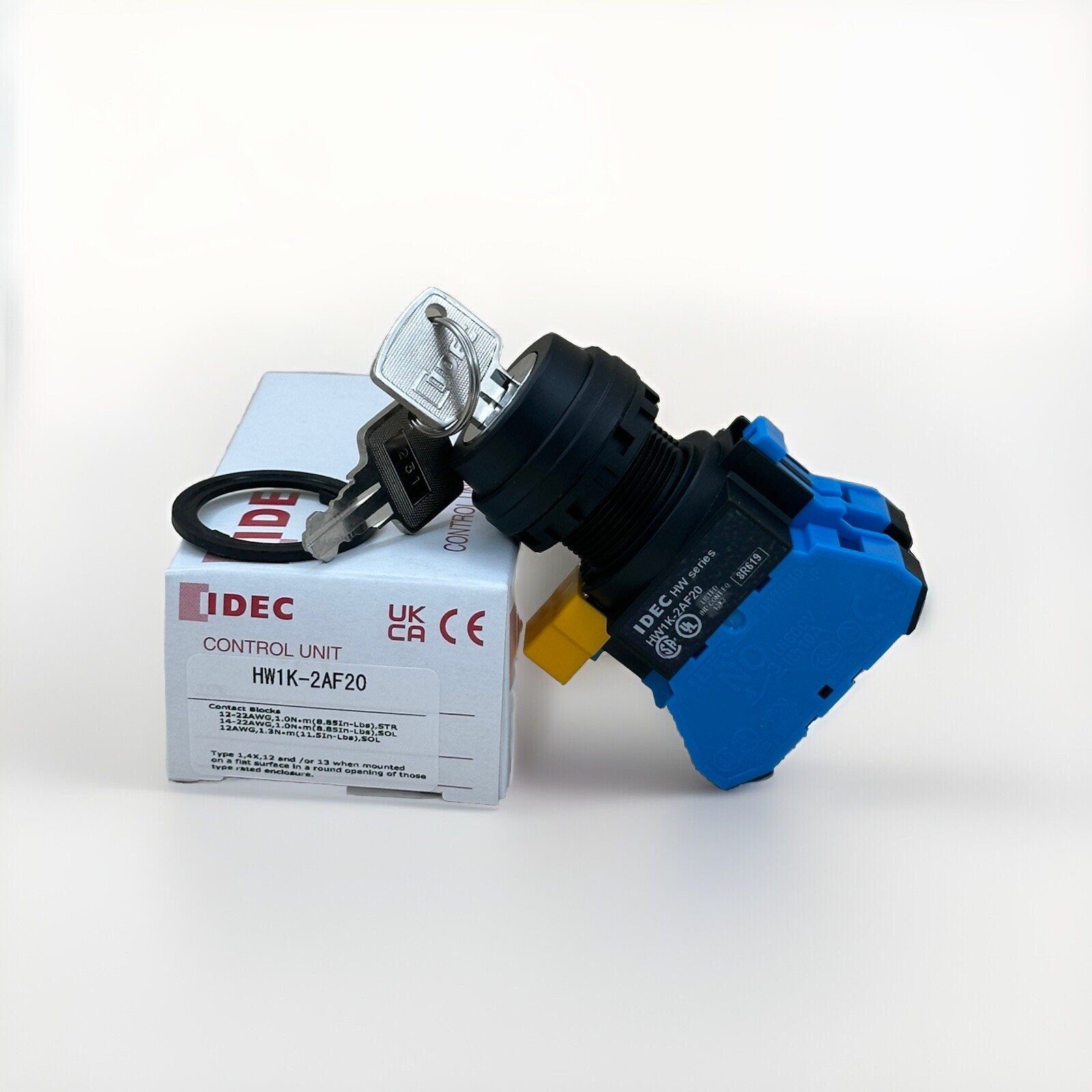 IDEC HW1K-2AF20 Switch 2 Position KEY Switch