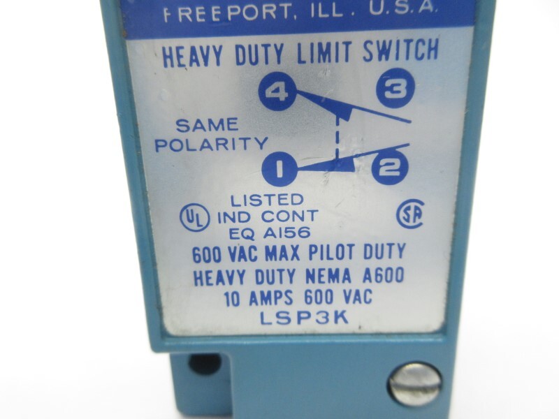 MICRO SWITCH LSP3K 600VAC 10A NSNP