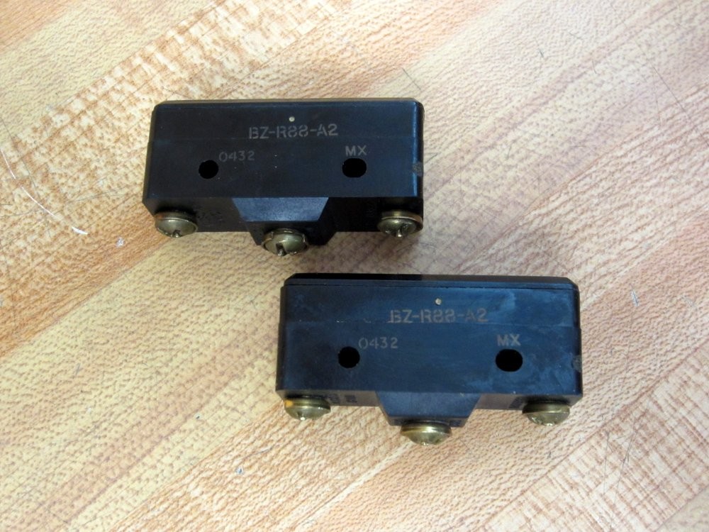 Micro Switch BZ-R88-A2 Pin Plunger Switch BZR88A2 (Pack of 2)