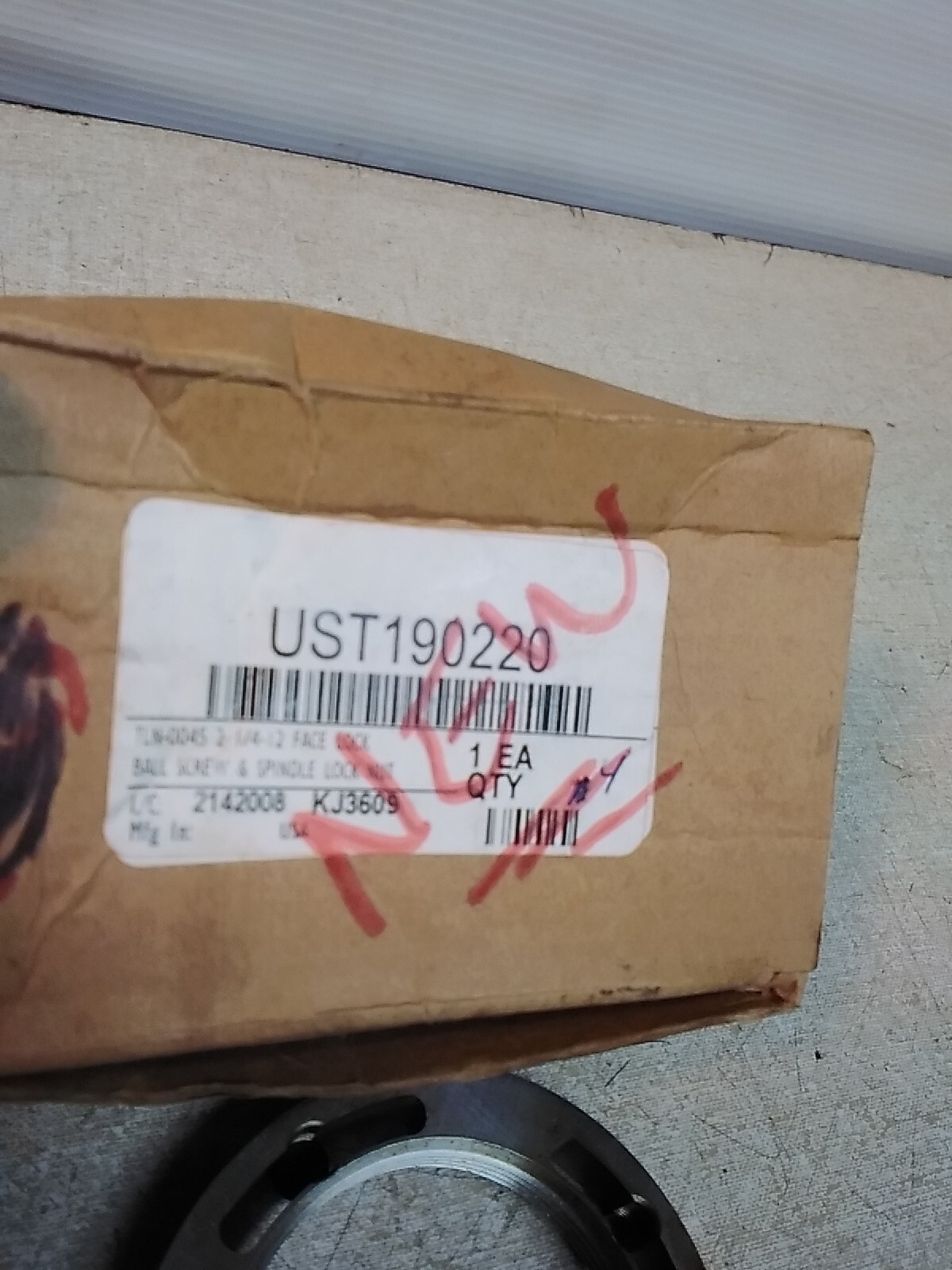 Taper Line TLN-0045 2-1/2-12 Face Lock Ball Screw & Spindle Lock Nut