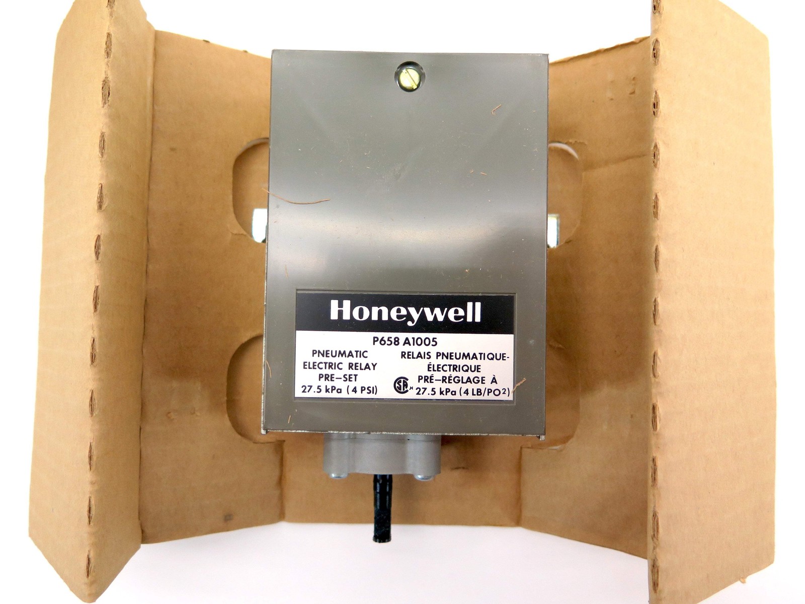 Honeywell P658A1005 1 P.E. Relay Set Point 4psig
