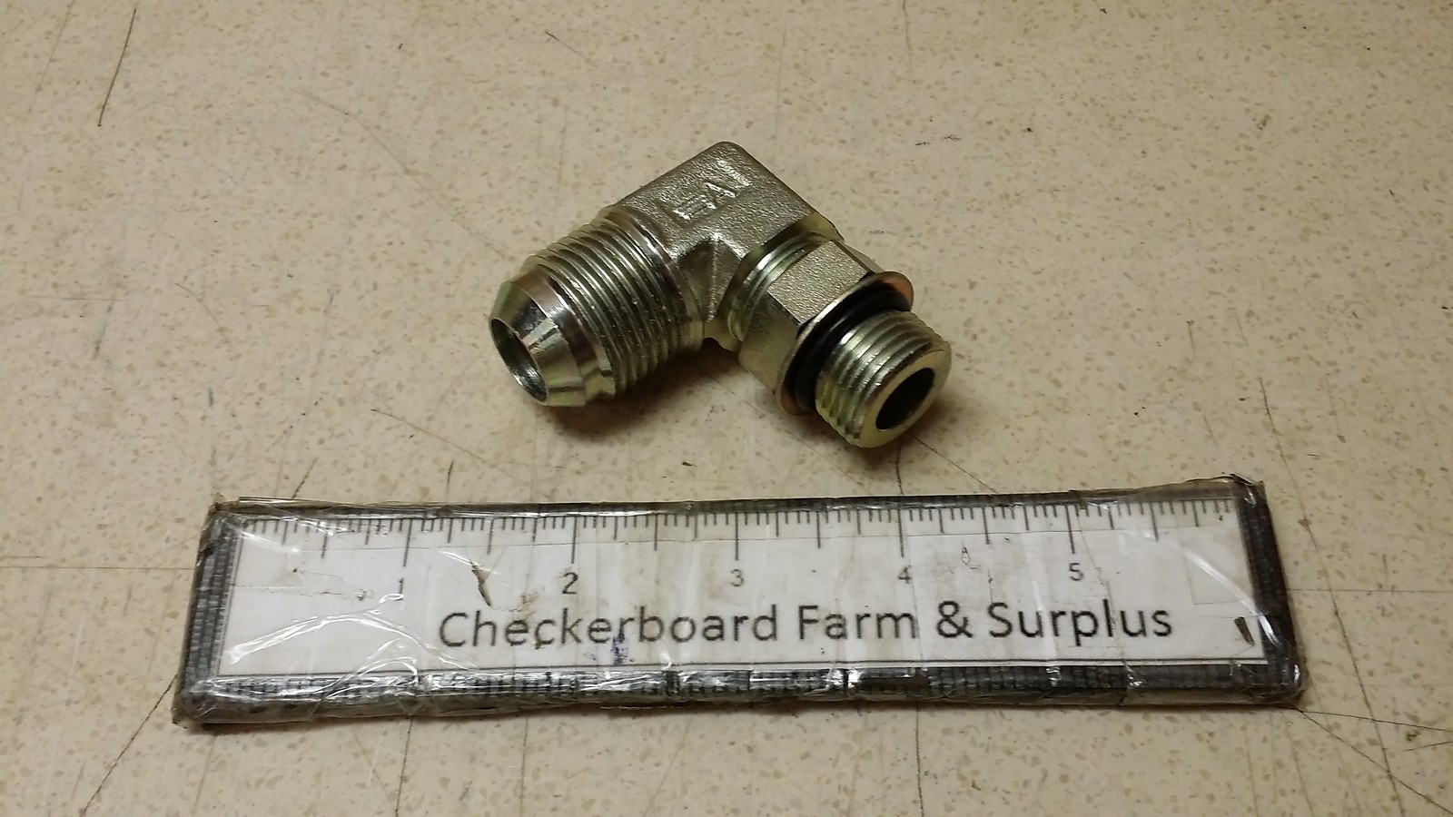 NOS Steel Flared Tube Elbow Fitting 2062-10-12S O-Ring 3/4″ X 5/8″ 4730014598278