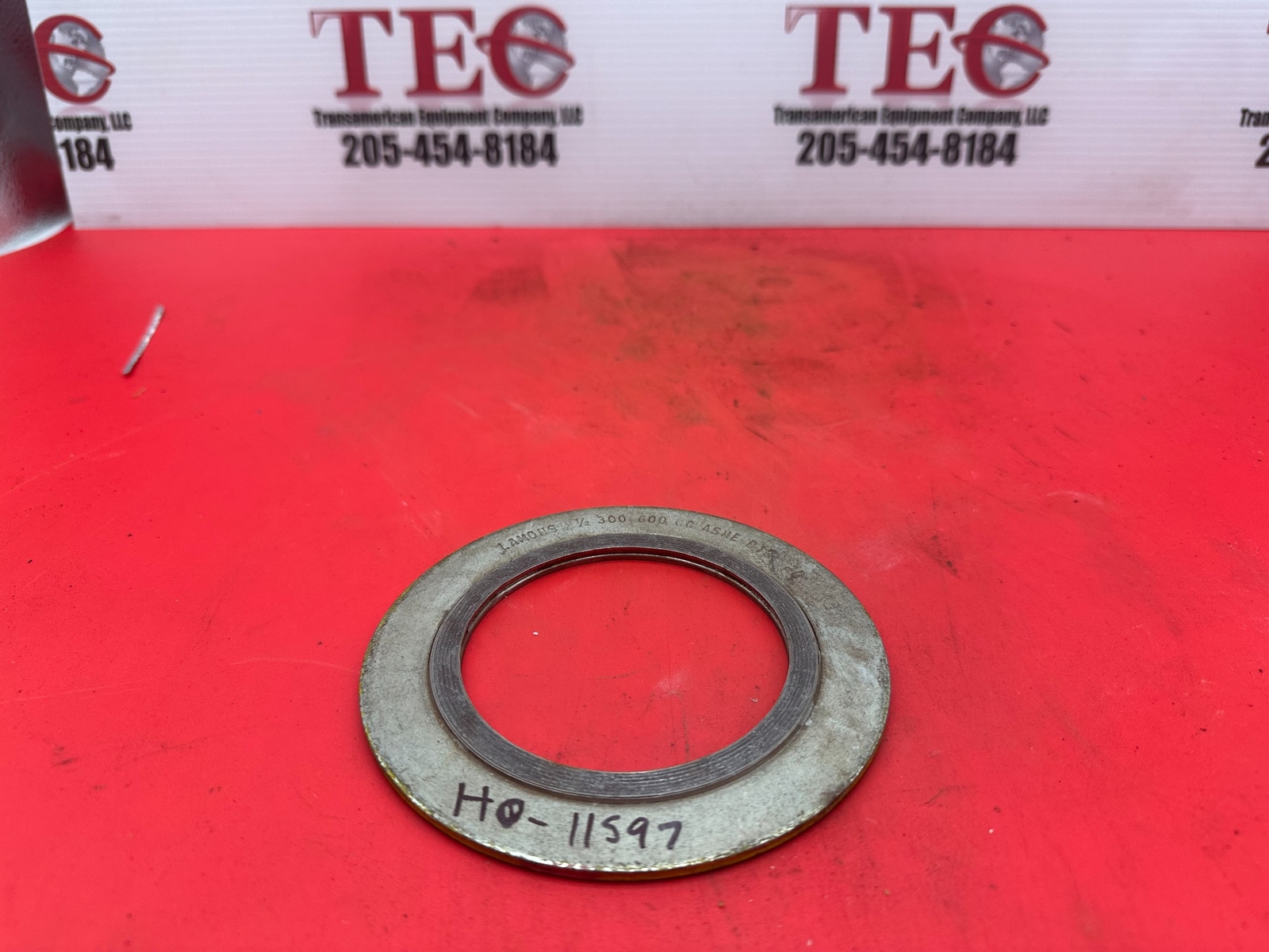 LAMONS Spiral Wound Gasket 2-1/2″ Class 300-600 w/ Inner Ring 316/FG/316/CS