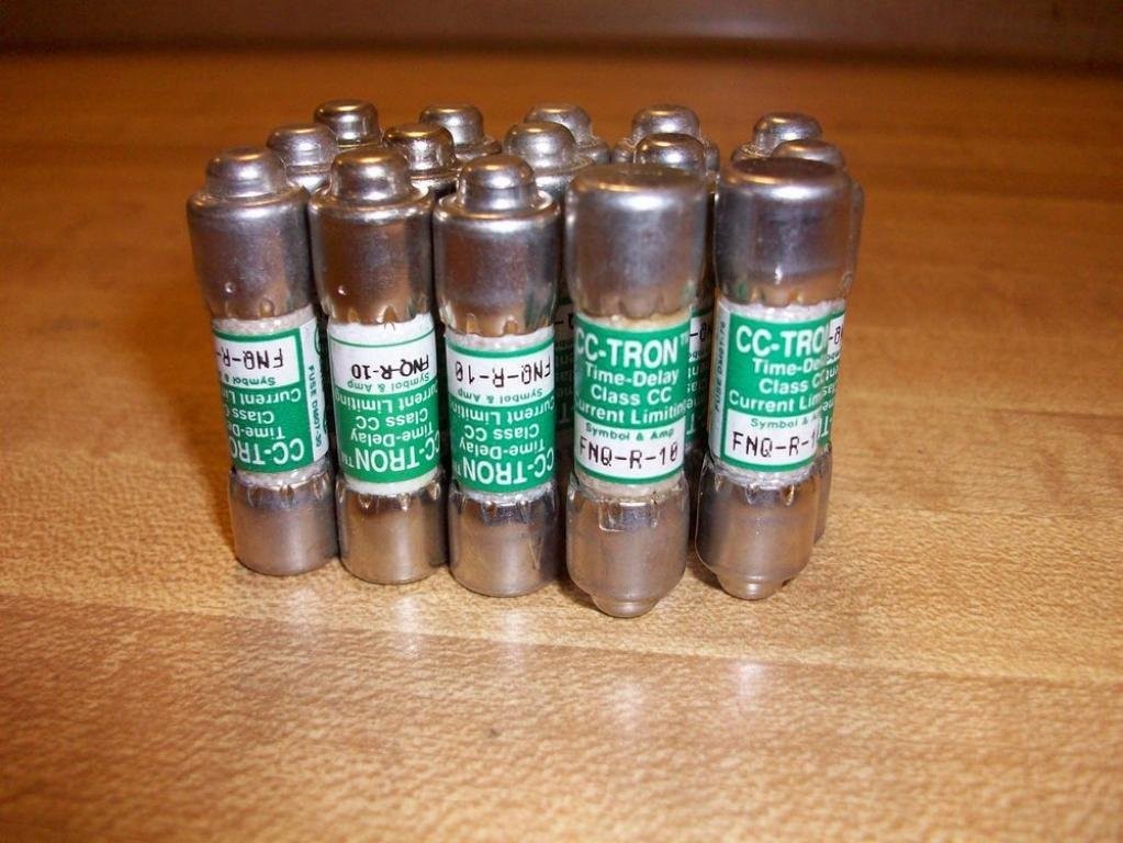 Bussmann FNQ-R-10 CC-Tron Fuse FNQR10 (Pack of 15) – New No Box
