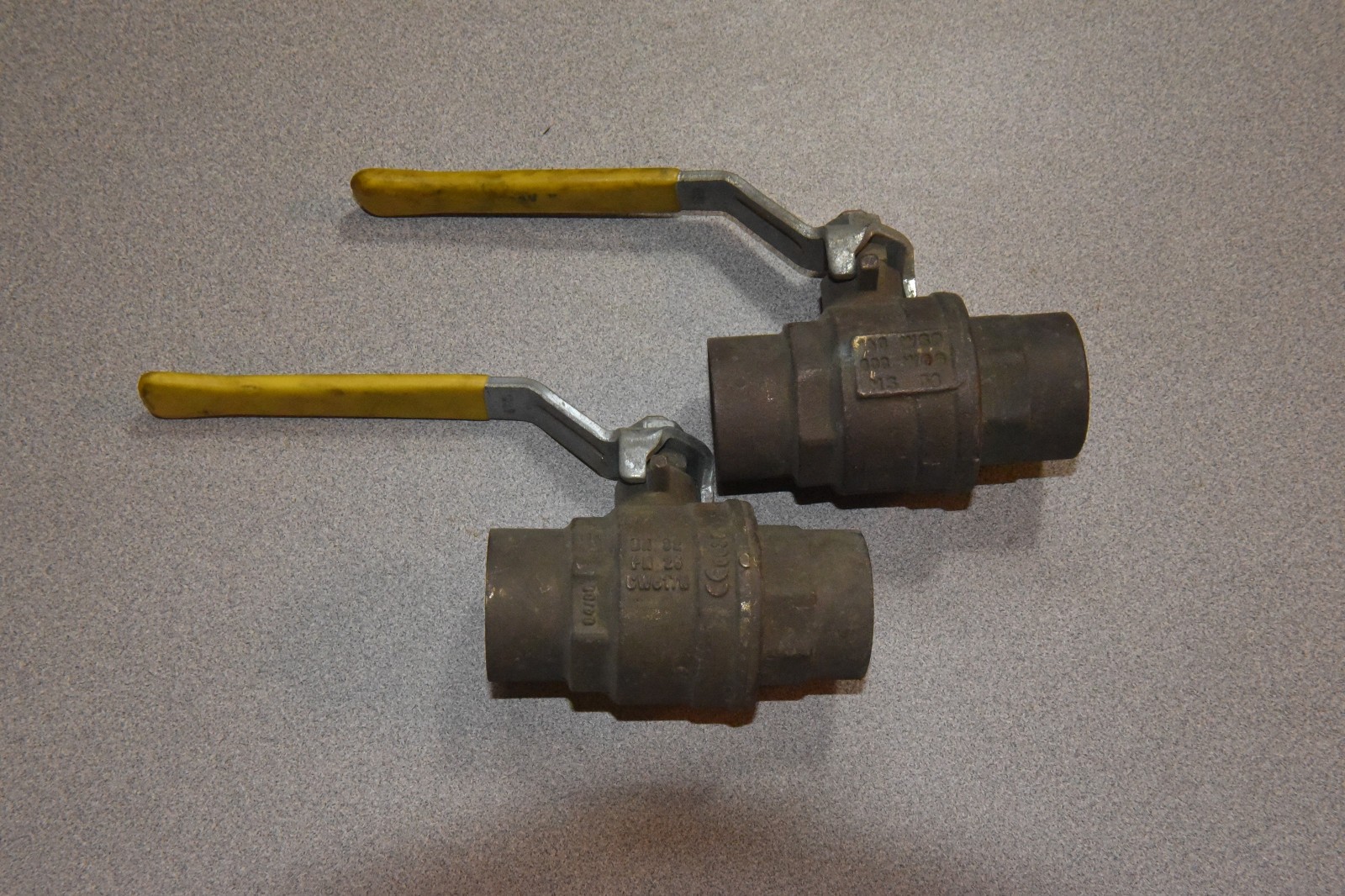 Lot of (2) FNW 1-1/4 Brass Full Port Ball Valves 150WSP-600WOG Sweat