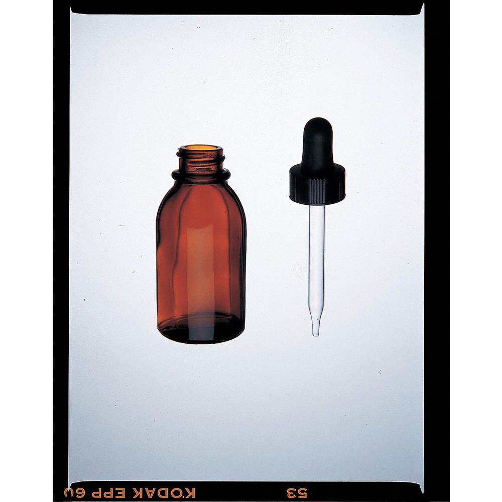 KIMBLE 15040G-60 Dropper Bottle,118 mm H,39 mm Dia,PK12 3VEP9