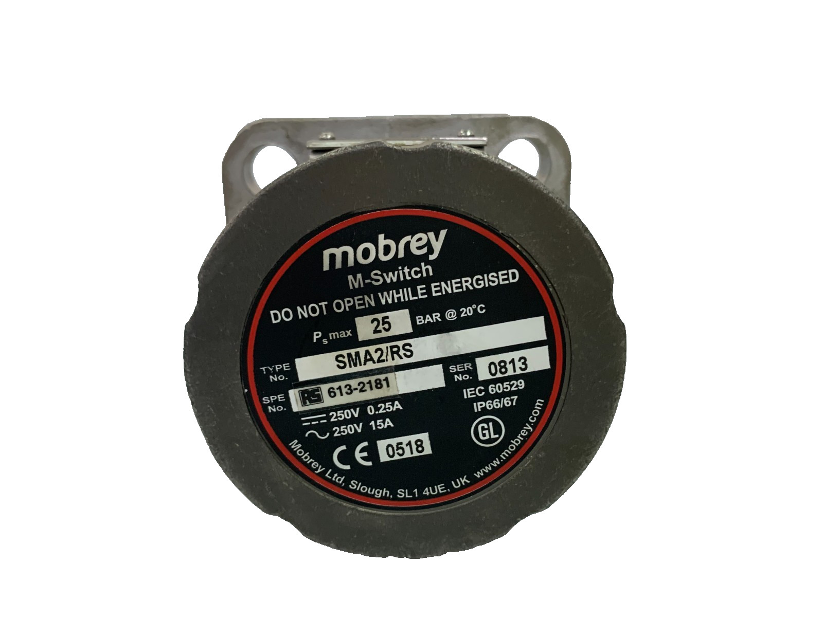 MOBREY SMA2 M-Switch Horizontal Level Switch Stainless Steel Body ATEX GL 25 bar