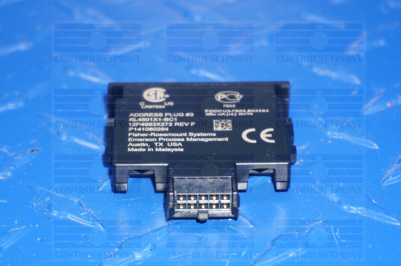 EMERSON DELTAV KL4501X1-BC1 ADDRESS PLUG #3 KL4501X1BC1 12P4983