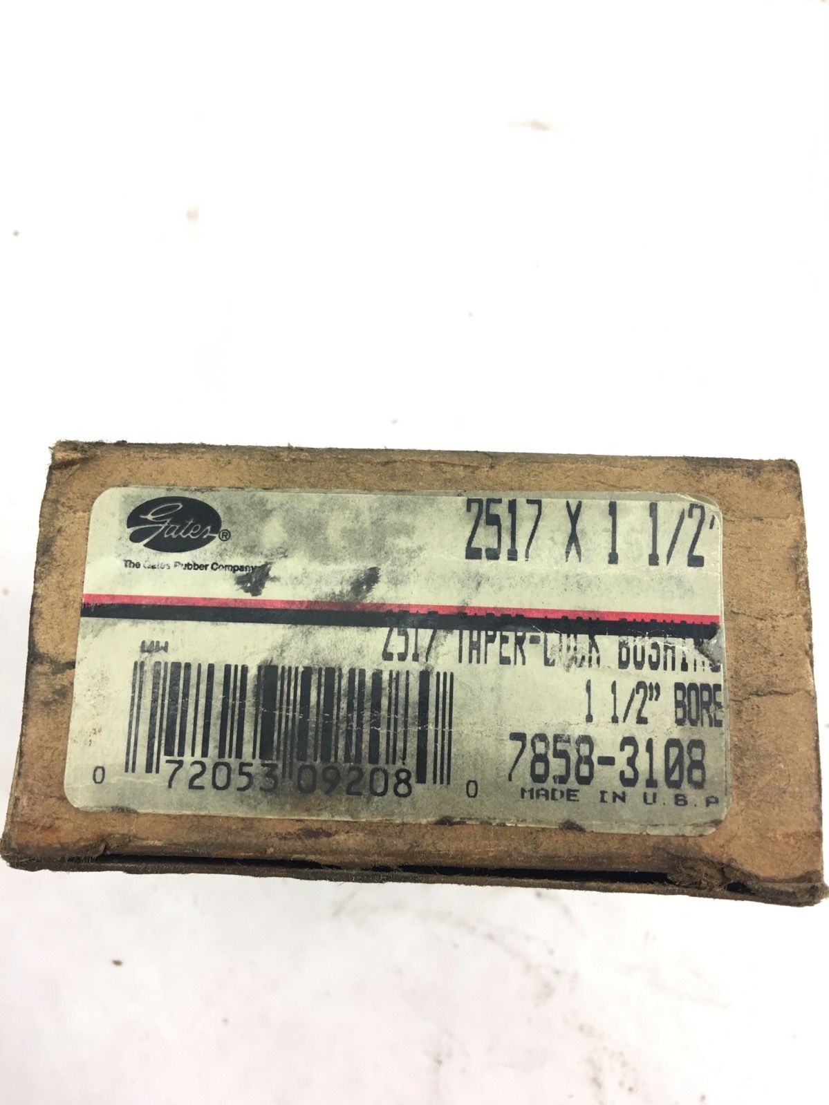 NEW IN BOX Gates 2517 X 1 1/2 Taper-Lock Bushing 7858-3108, FAST SHIP! B377