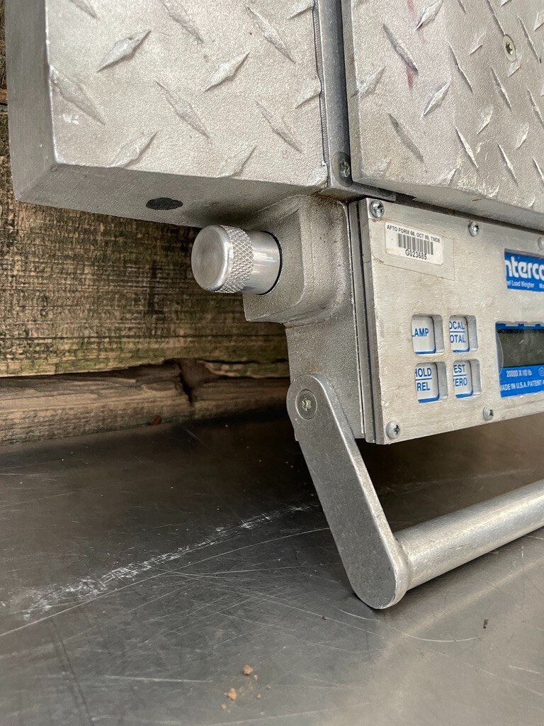 Intercomp PT300 Wheel Load 25,000 Portable Truck Scale *0L-0 Error*