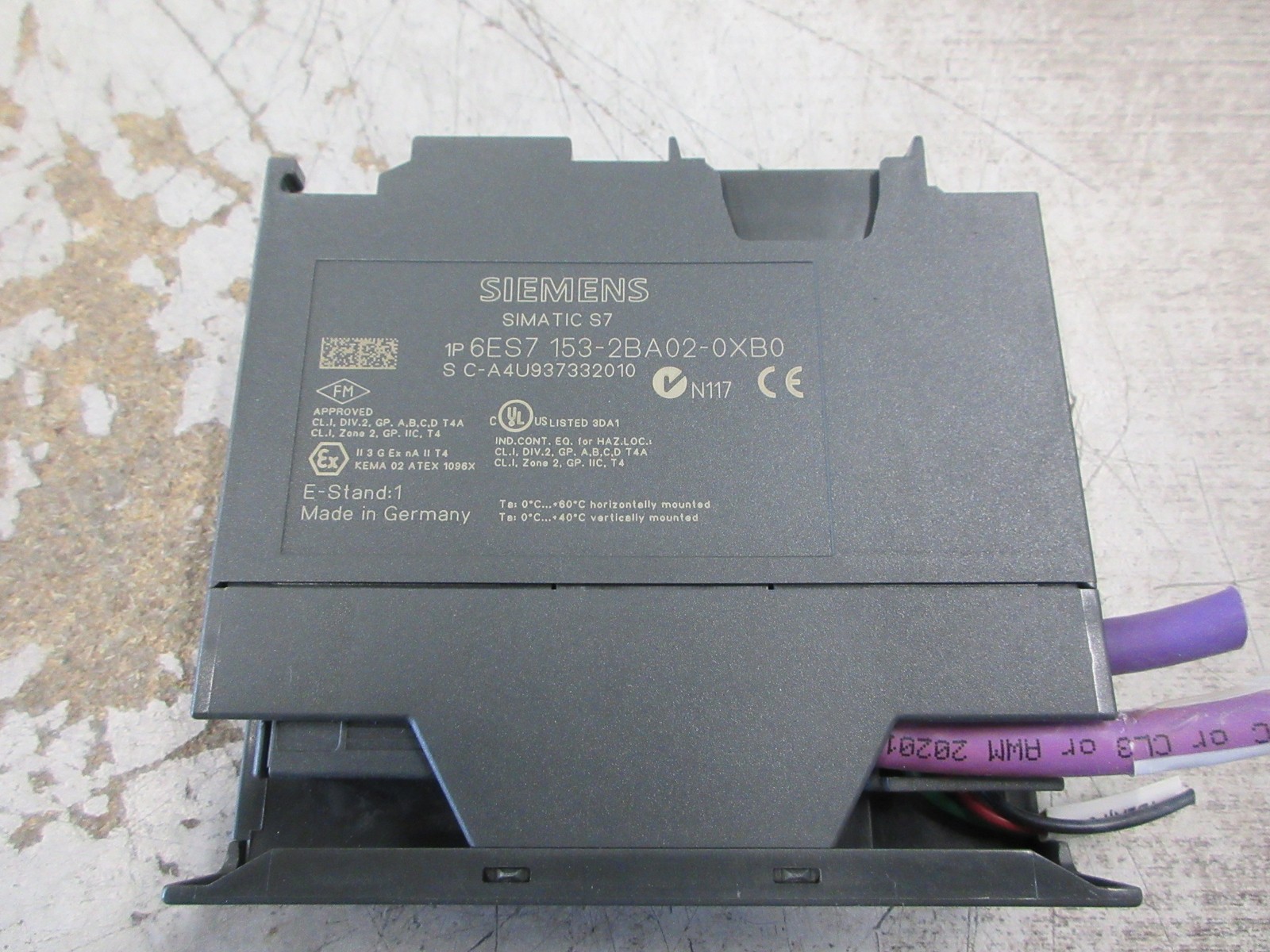 Siemens Simatic S7 ET200M/Link Module 6ES7 153-2BA02-0XB0 E-Stand: 1 Used