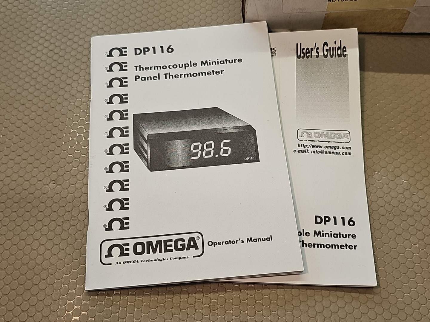 Omega DP116-TF1 Temperature Indicator – NEW