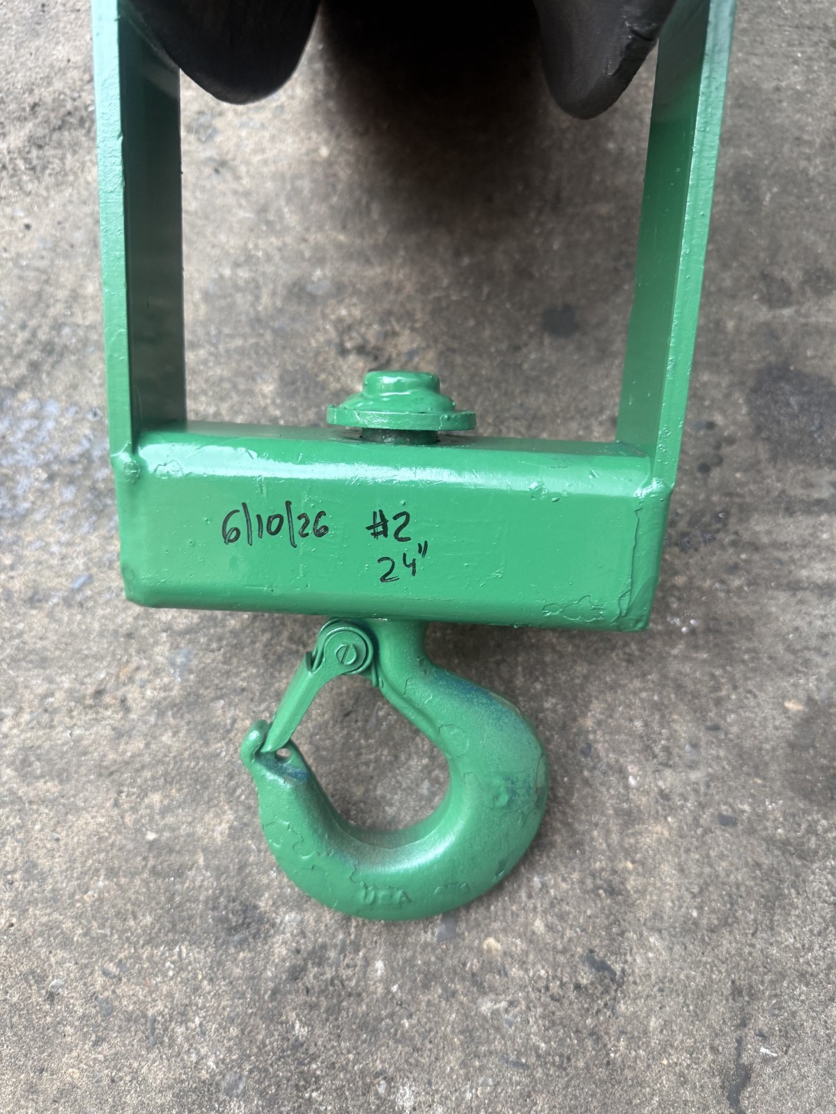 Greenlee 24 inch 4000lbs Sheave Cable Puller Tugger. Works Fine. 6/10 #2