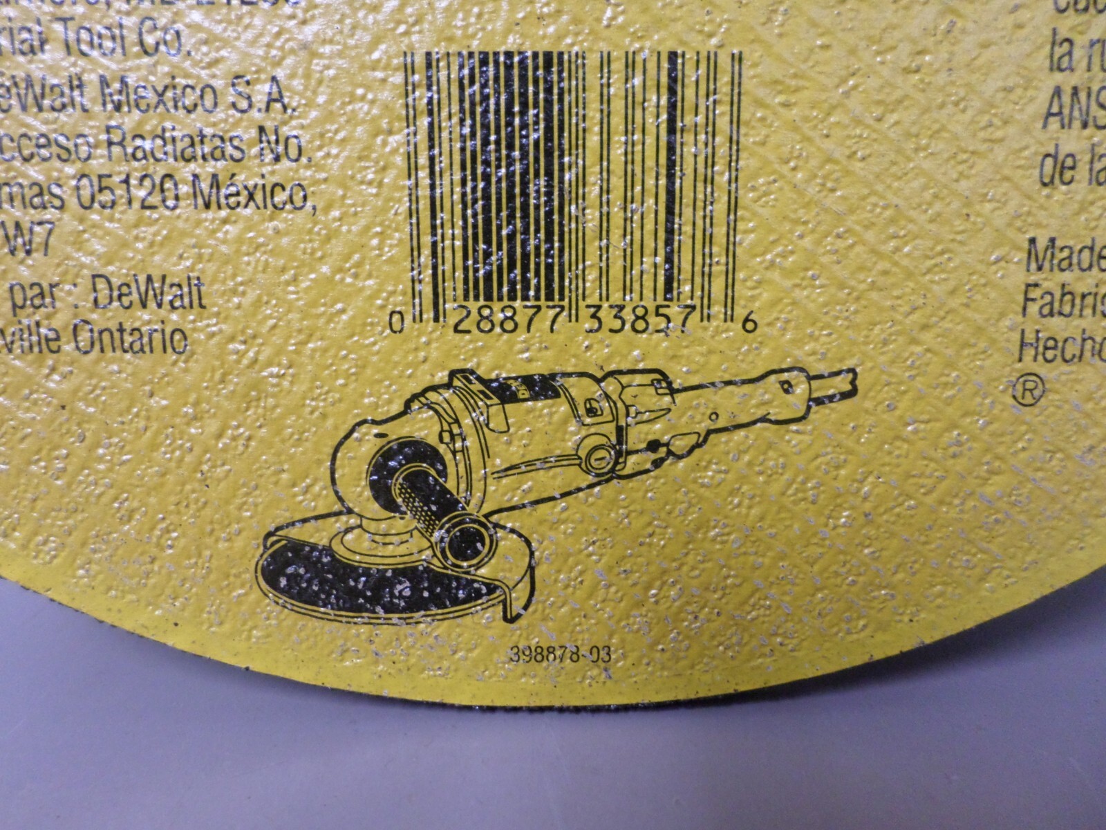 2 – DeWalt DW4753 Type 27 Metal Cutting Grinding Wheels A24R-BF 9 x 1/8 x 5/8-11