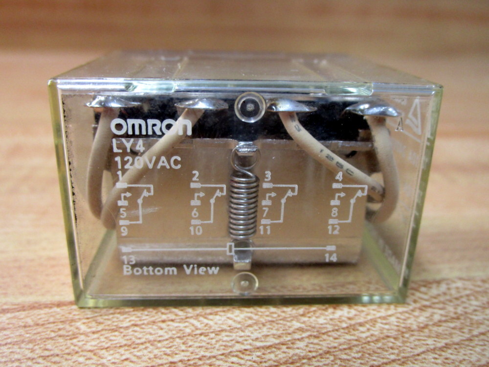 Omron LY4 120VAC Relay LY4120VAC (Pack of 3)