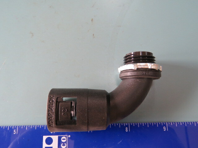 Adaptaflex AL/21M20/C90/BL Qty of 10 per Lot Conduit Fitting, 90Deg, Fixed Exte