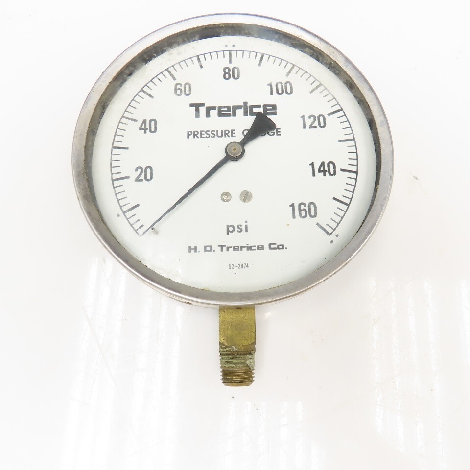 Trerice 52-2874 0-160 PSI Pressure Gage 5″ Bottom Ported 1/4″