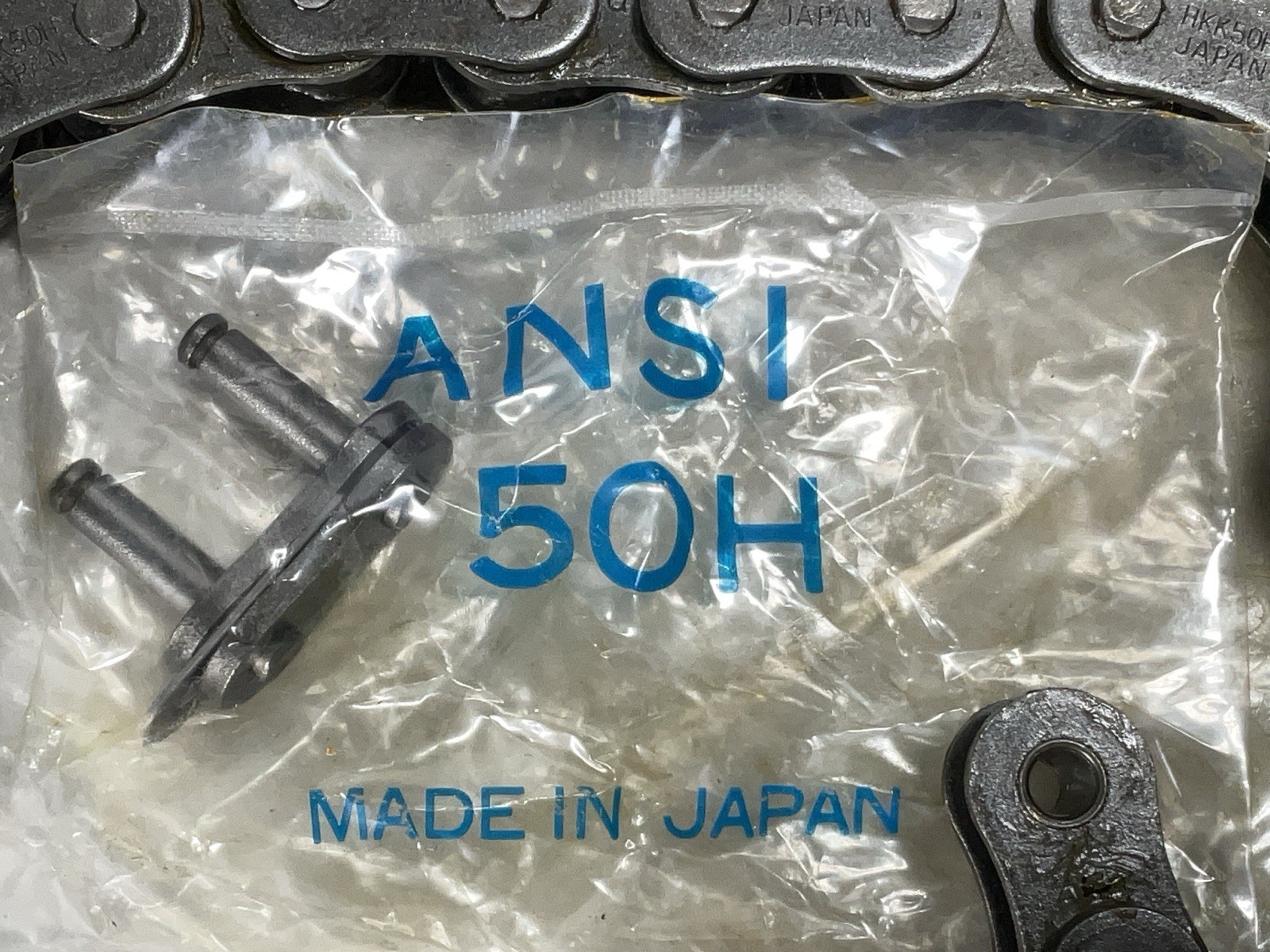 HKK RH060R1X Heavy Series Roller Chain 12 Inches, 1 Foot W/ Connecting Link New