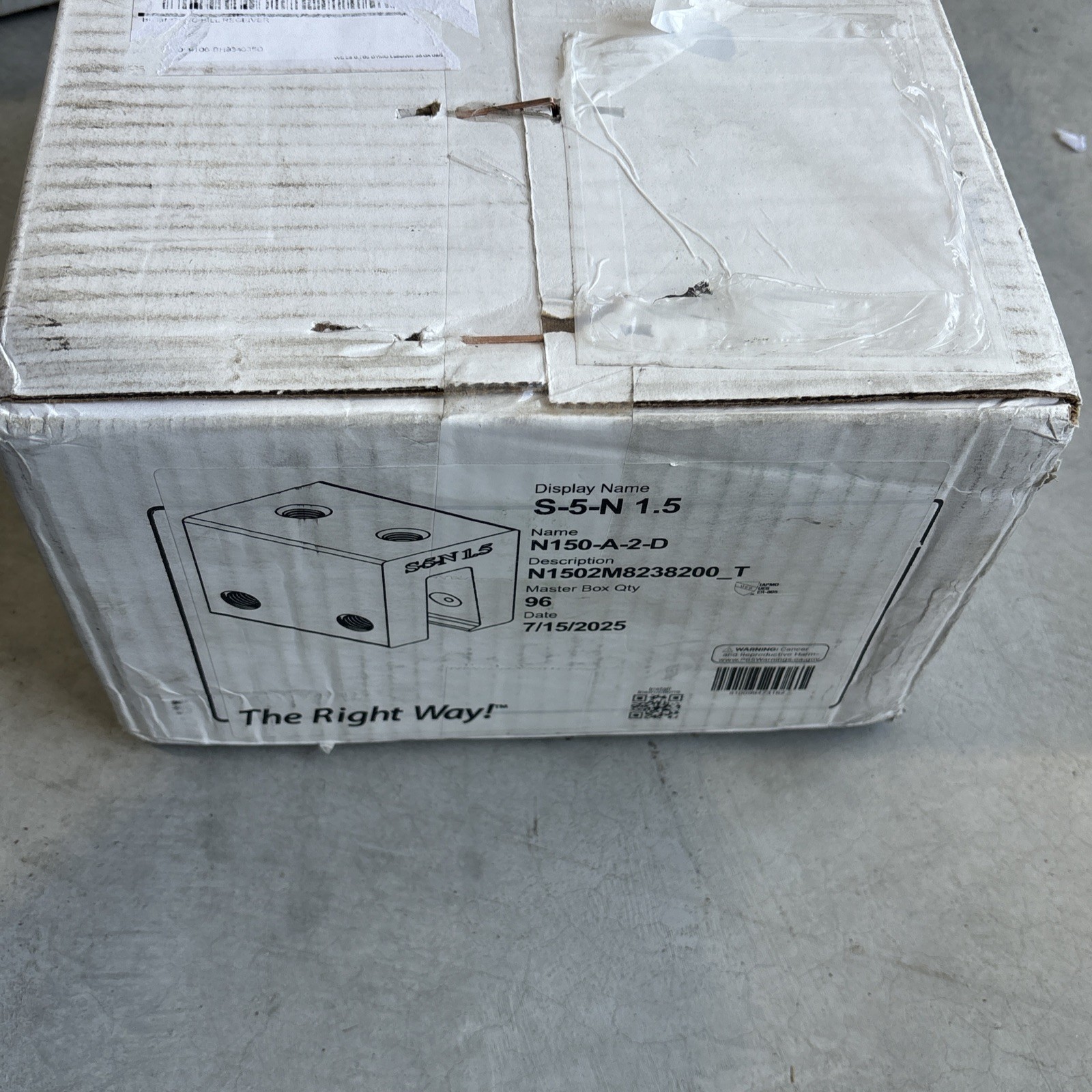 S-5! S-5-N 1.5 Standing Seam Metal Roof Clamp – Sealed Master Box of 96