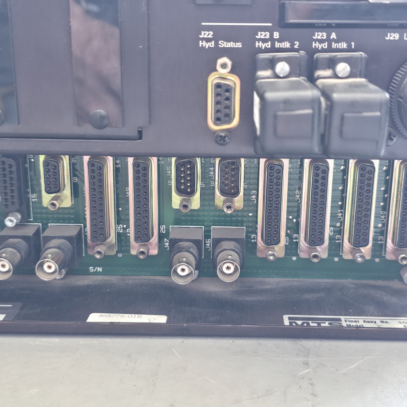 MTS 458.20 MicroConsole Servohydraulic Controller Interface 115 VAC Power Tested