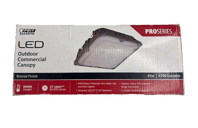 FEIT ELECTRIC LED OUTDOOR COMMERCIAL CANOPY 45W