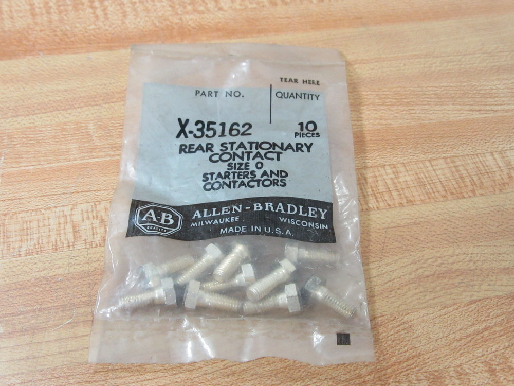 Allen Bradley X-35162 Rear Stationary Contact X35162 (Pack of 10)