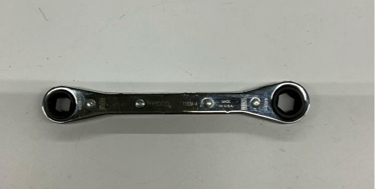 Proto 1192M-A 9mm x 10mm Flat Box 6-Point Ratchet Wrench
