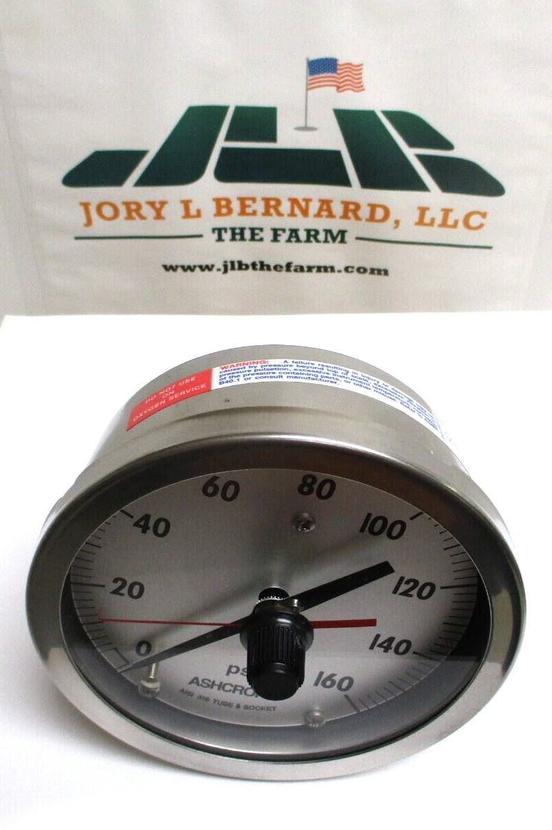 ASHCROFT , GENERAL SERVICE GAUGE , 45-1009S-02B-XEP-160# , 4-1/2″ , 1/4″ MNPT