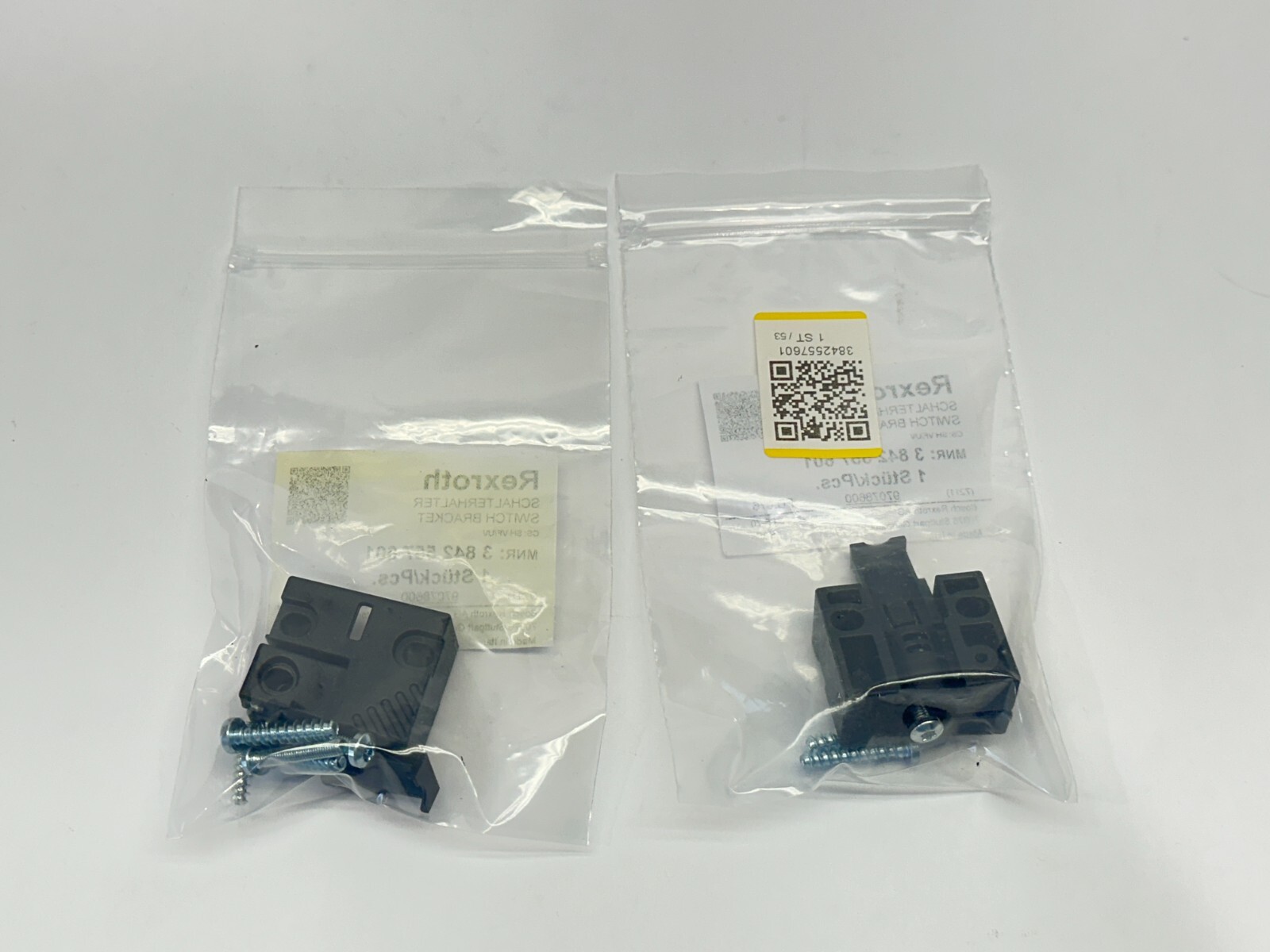 Bosch Rexroth 3842557601 Switch Bracket SH VF/UV LOT OF 2