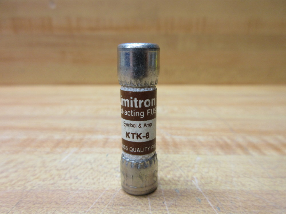 Buss KTK-8 Bussmann Fuse Cross Ref 6F133 (Pack of 9)
