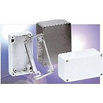 Bud Industries PN-1335-C Light Gray Polycarbonate Wall Mount NEMA 4X Enclosure
