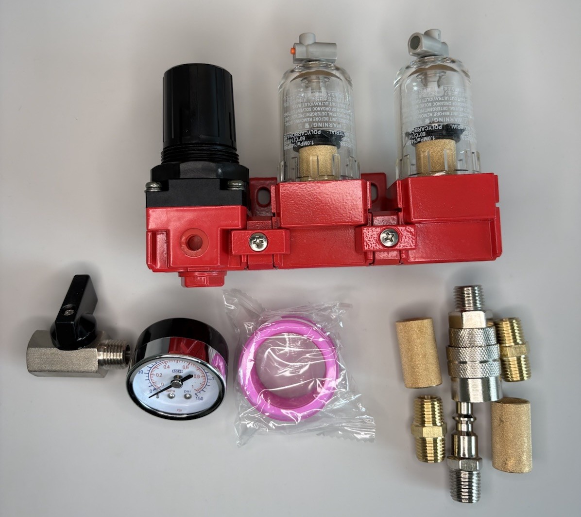 Meanlin XJ-665 Aluminum Air Drying System Red Open Box Industrial Unit