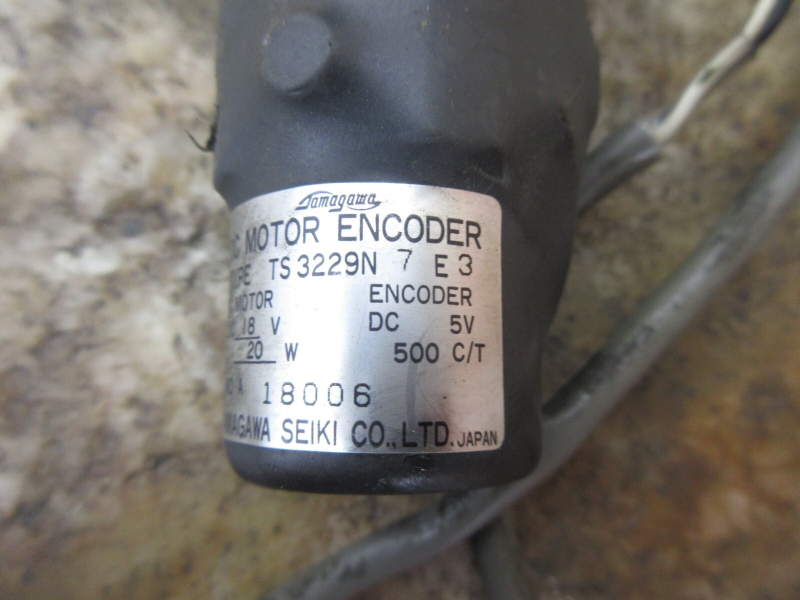 TAMAGAWA SEIKI DC MOTOR ENCODER TS 3229N 7 E3 TS3229N7E3 WARRANTY EACH 1