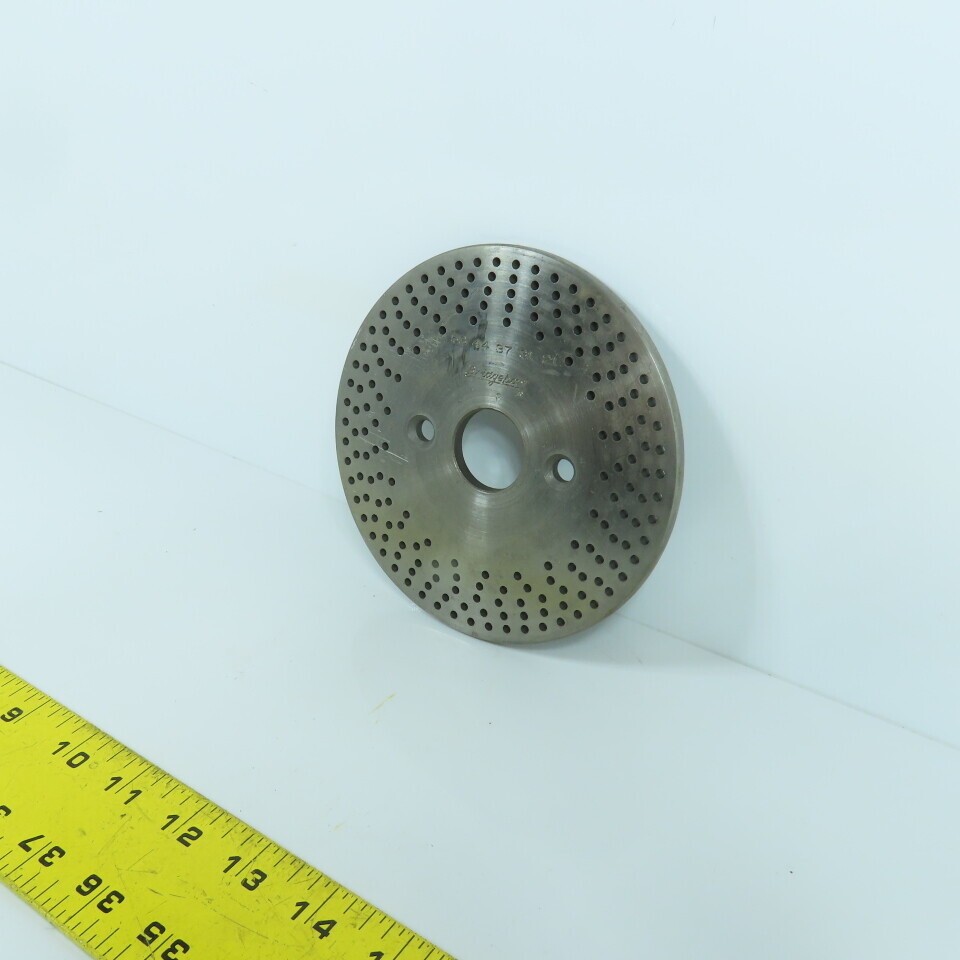 Bridgeport No. 3 5-1/2″ OD Dividing Head Indexer Hole Plate 1-1/8″ Bore