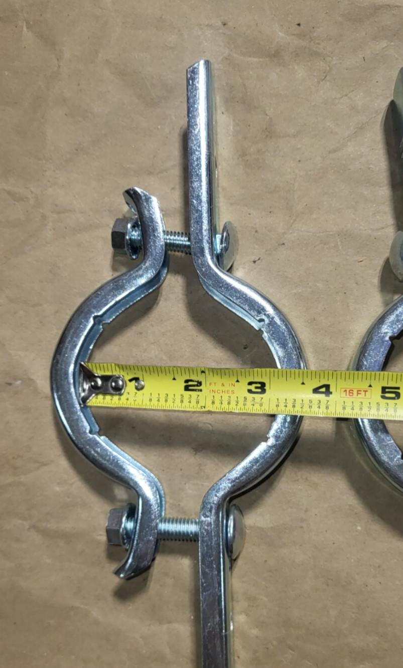 Lot of 2 NVENT CADDY EZR0250 Riser Clamps 2 1/2