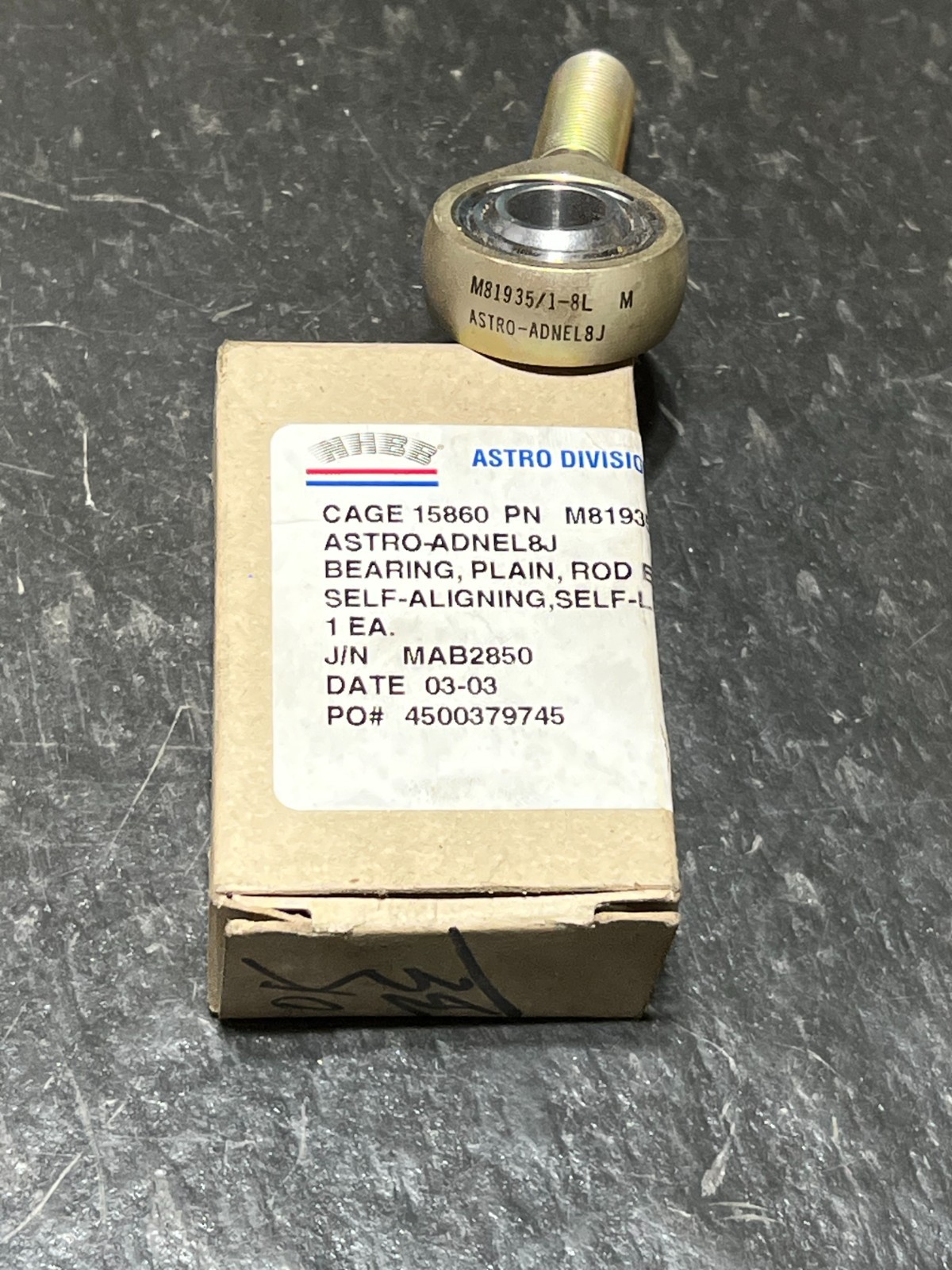 nhbb m81935/1-8l nos poor packaging