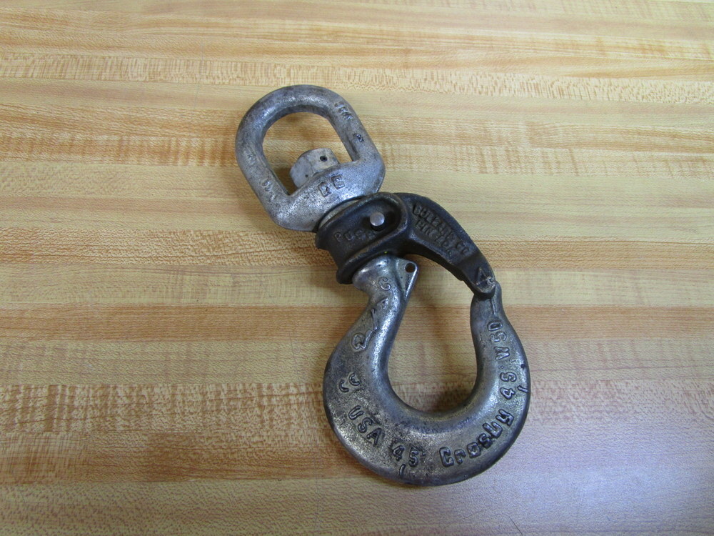 Crosby 45 Bullard Swivel Bail Hook