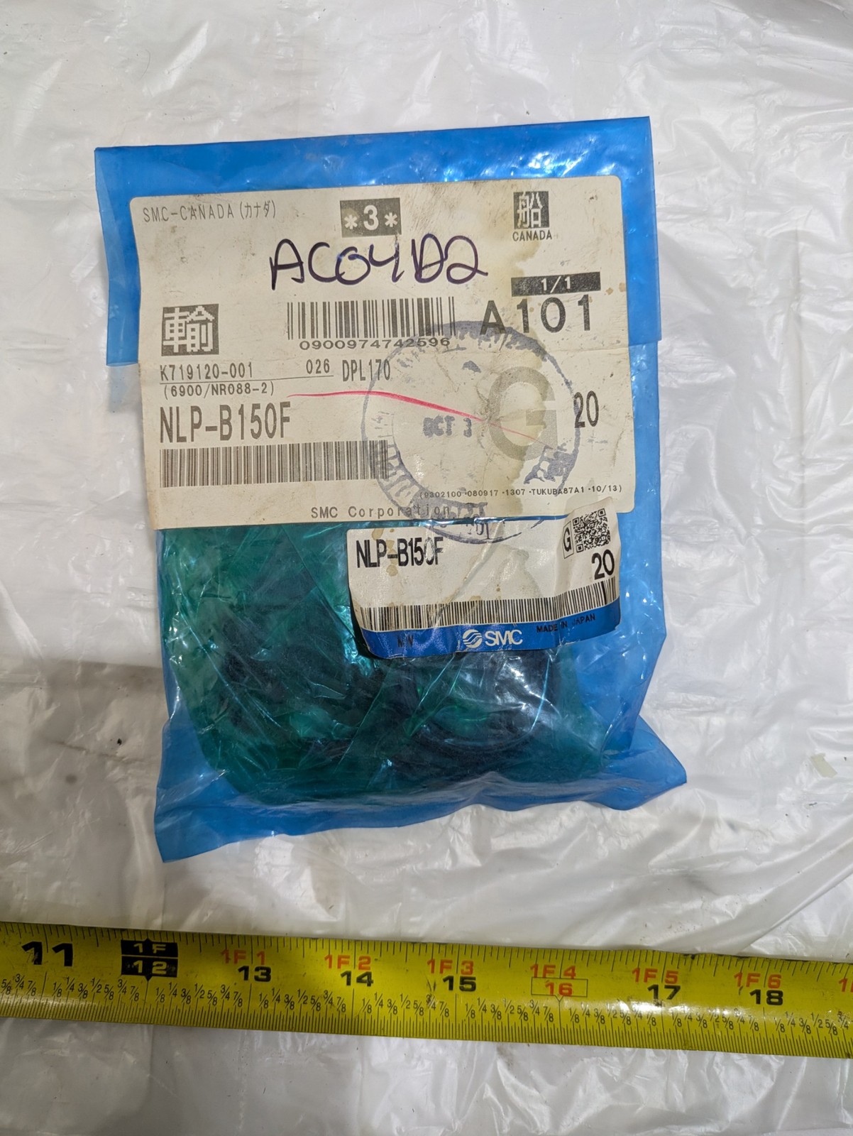 SMC CORPORATION NLP-B150F … BAG OF 10