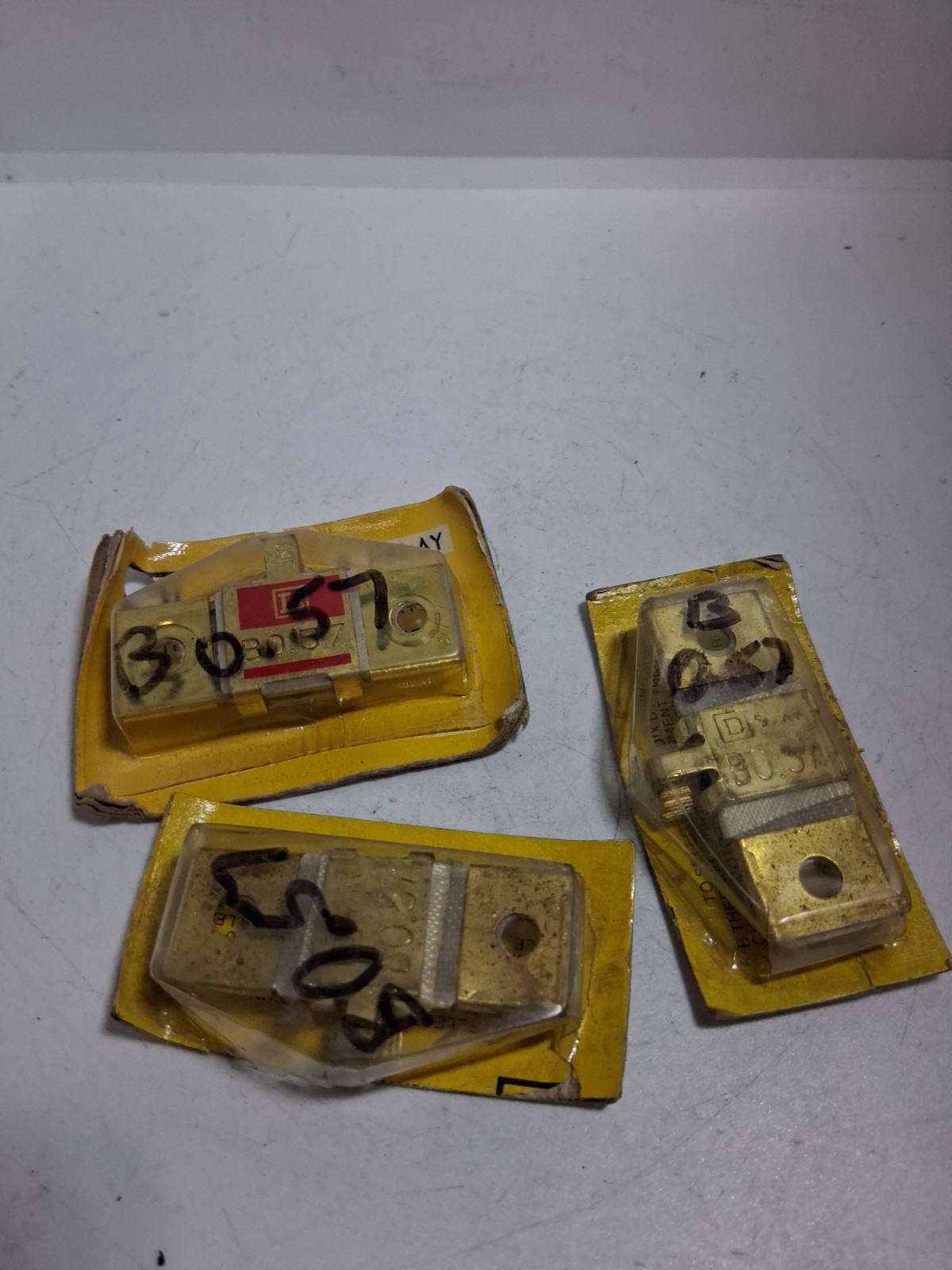 SQUARE D B0.57 OVERLOAD THERMAL HEATING ELEMENT (LOT OF 3) NIB