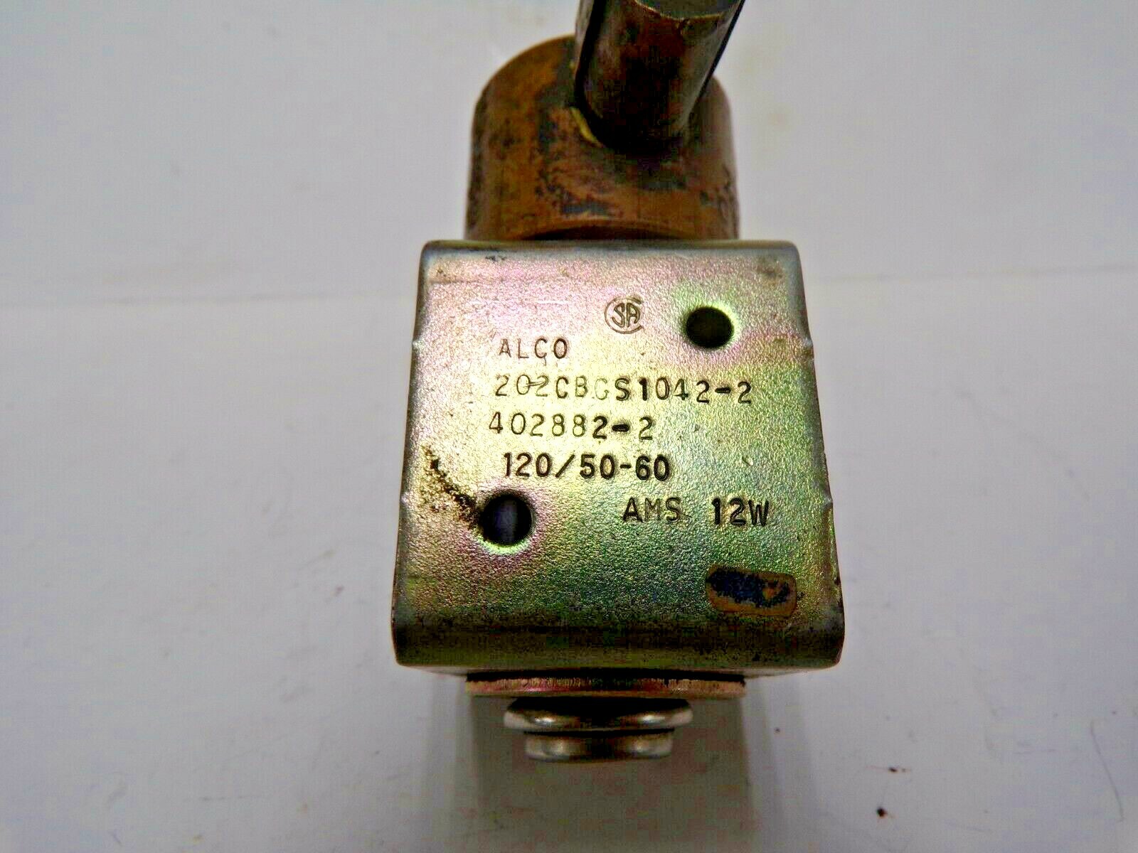 ALCO SOLENOID COIL 202CBGS1042-2 , 402882-2 , 120/50-60 , AMS 12W