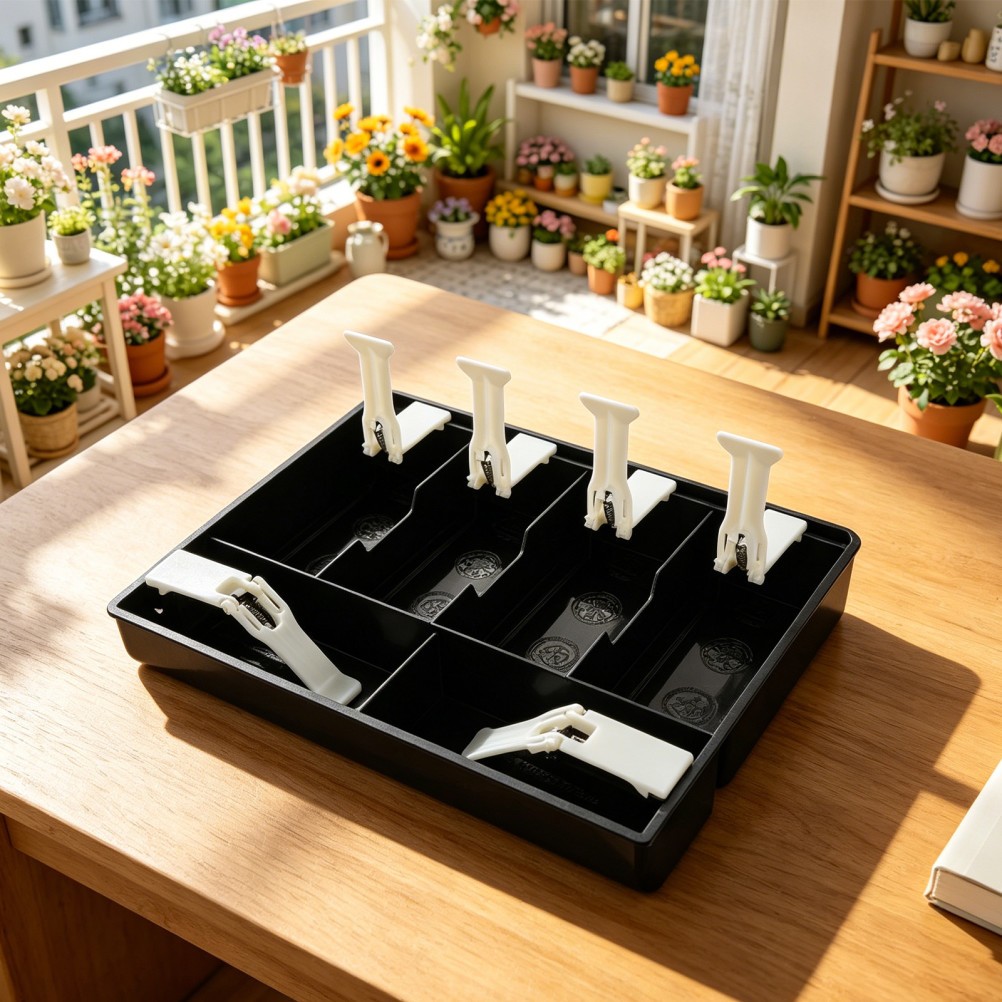 Drawer Cash Compartment Tray Store Register Money Insert