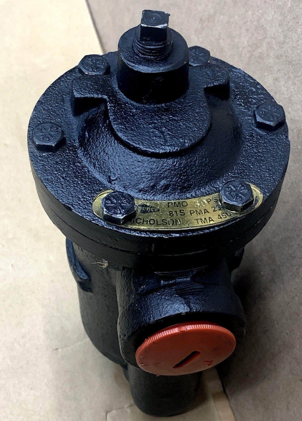NICHOLSON 81S INVERTED BUCKET STEAM TRAP 1 INCH NPT 30 PSI **NEW**