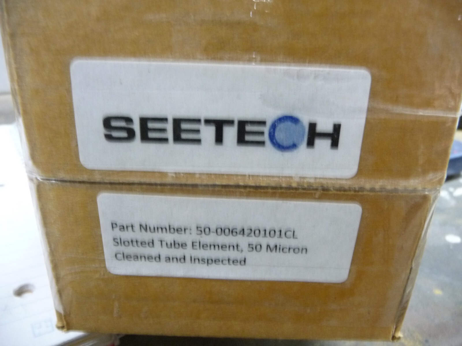 Seetech Slotted Tube Element, 50 Micron 50-006420101CL, 4UC6420