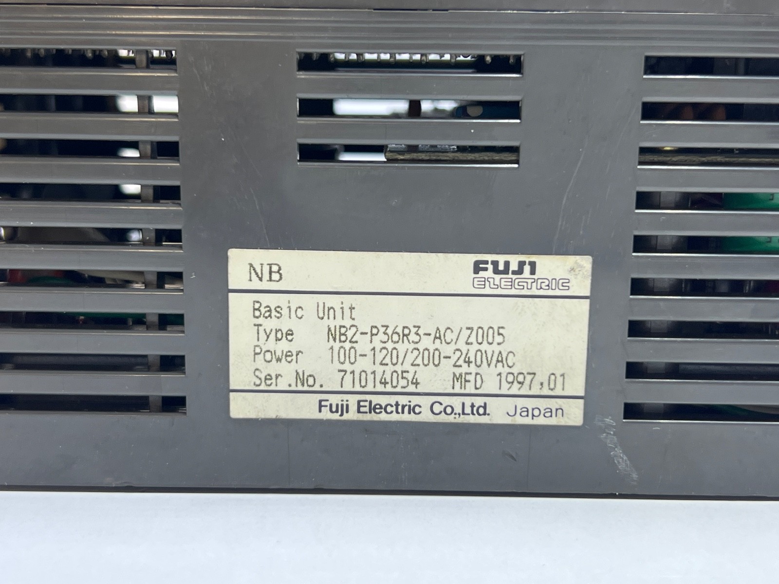 Fuji Electric NB2-P36R3-AC/Z005 Basic Unit