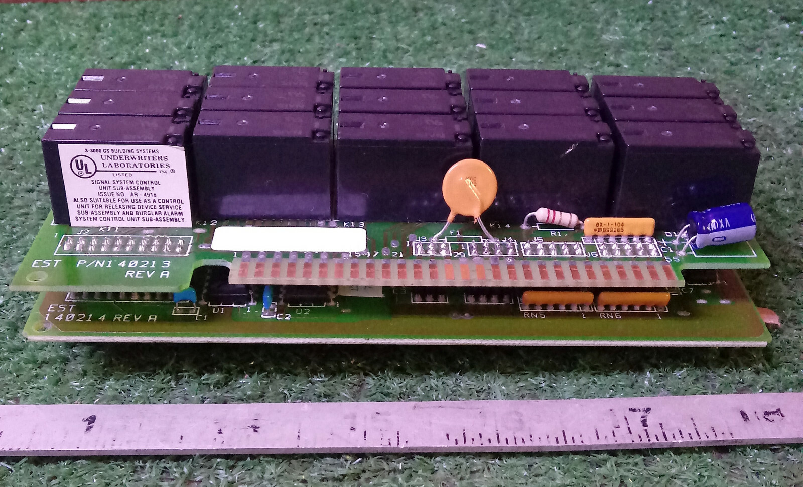 1 USED EST IRC-3 140213/140214 FIRE ALARM CONTROL UNIT ***MAKE OFFER***