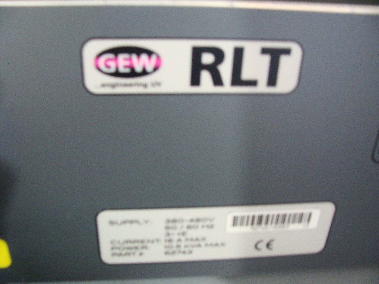 New GEW Rhino / RLT Engineering UV Curing System For Printing & Coating W/ E2C