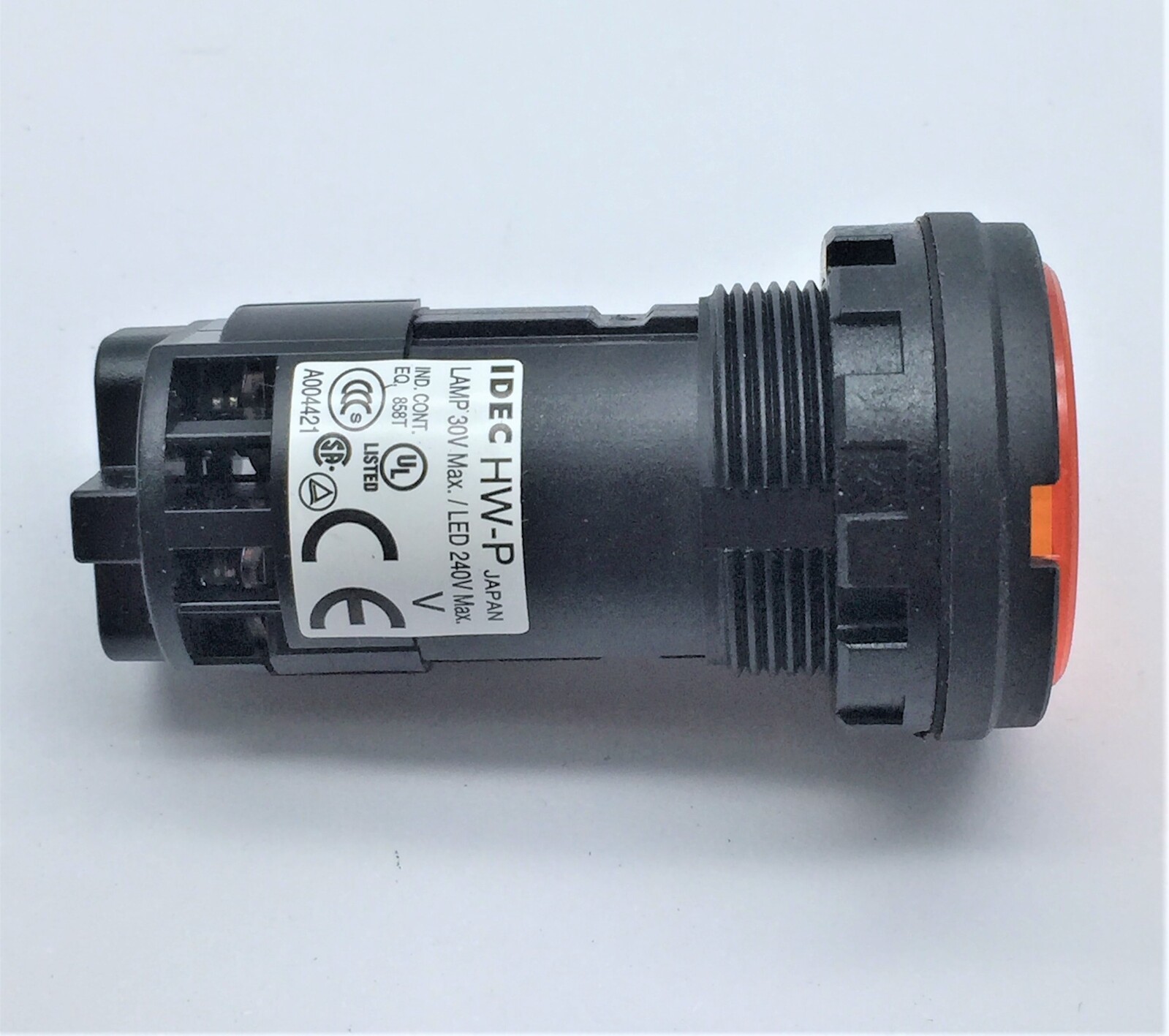 IDEC HW/P Panel Mount Indicator Light Flush Amber Lamp 30V LED 240V x4