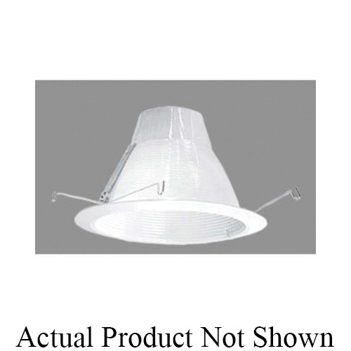 Elite Lighting AF637W-WH 6″ White Baffle Trim