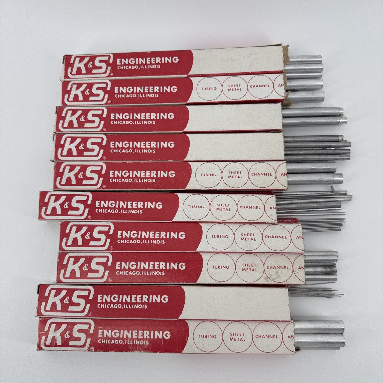 K & S Engineering Round Tube Stock Lot random sizes
